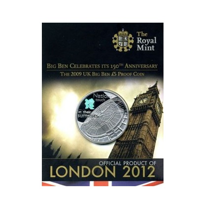 2009 £5 Proof BU Coin - Big Ben